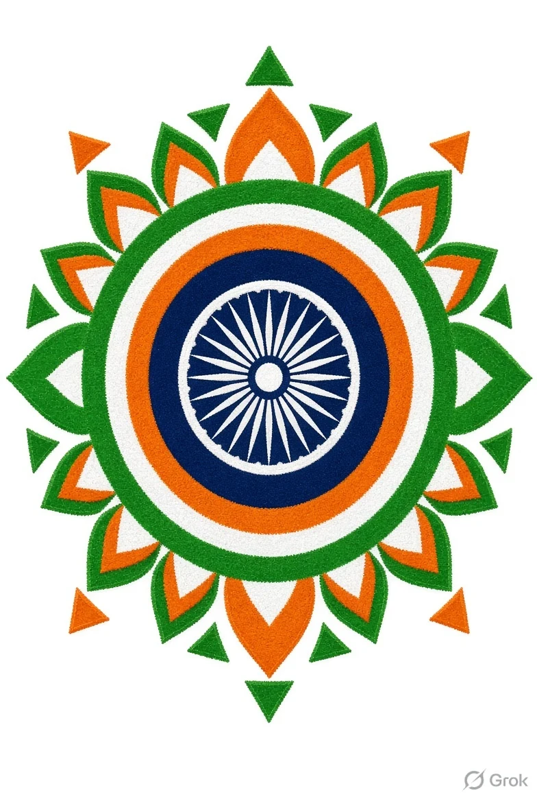 15 august rangoli designs