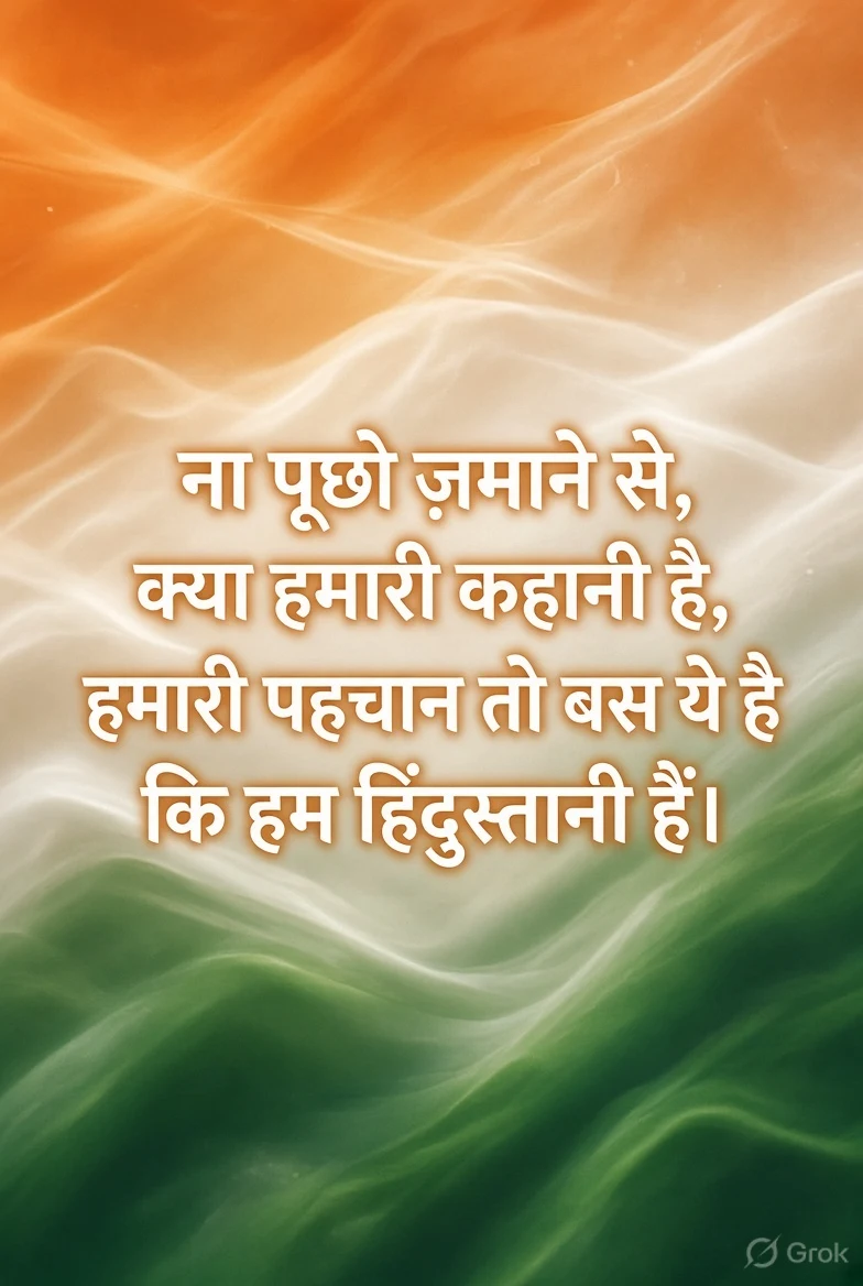 देशभक्ति वाली शायरी