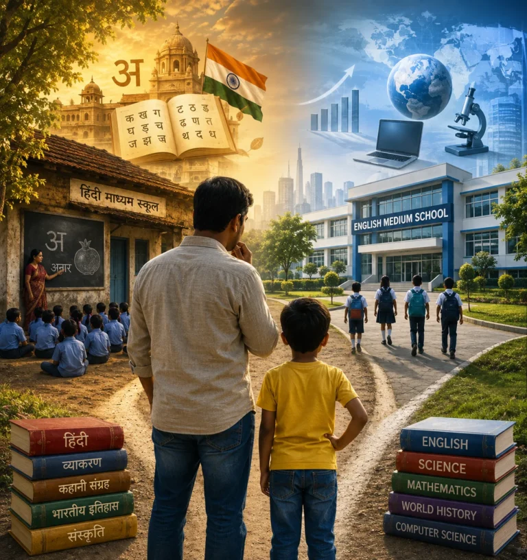 हिंदी या इंग्लिश मीडियम