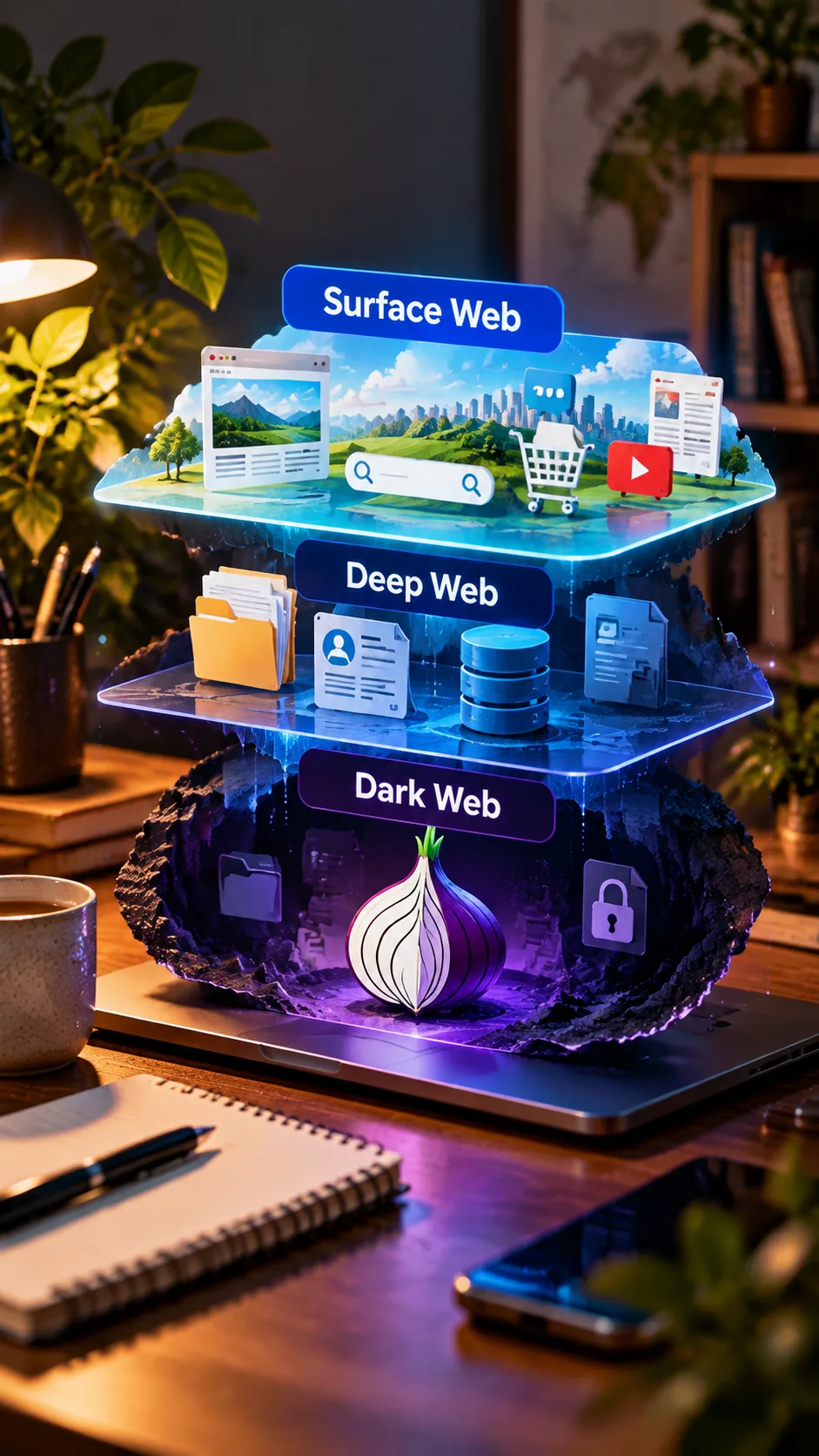 Onion site, Dark Web और Deep Web का फर्क समझें