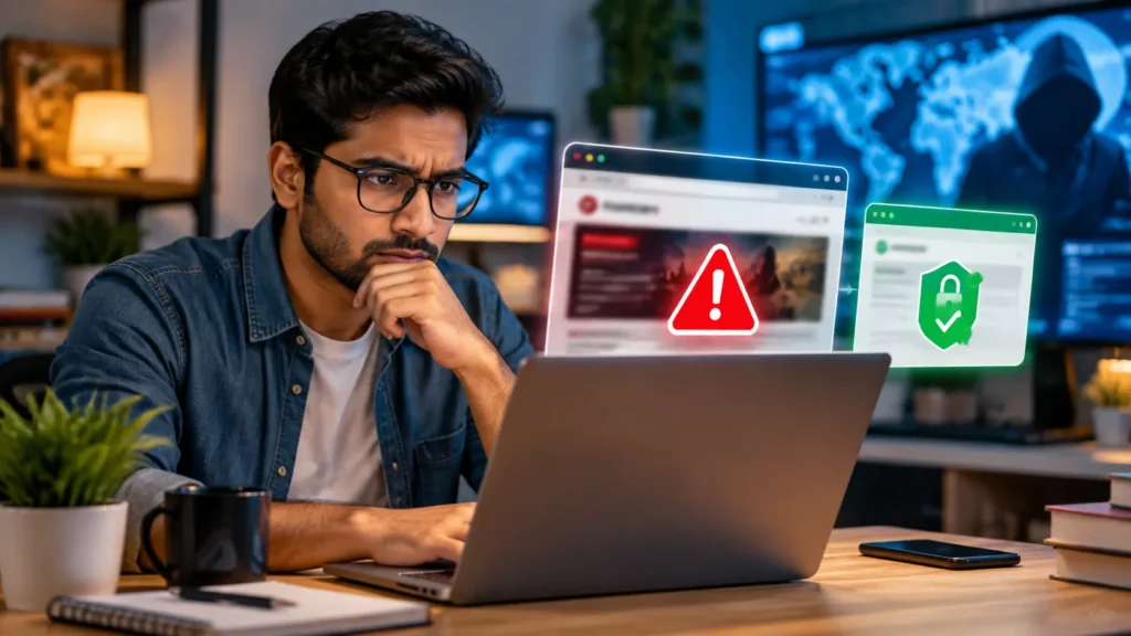 Fake link scams explained, smarter online safety