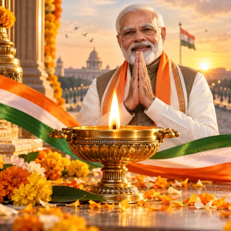 आशीर्वाद का दीया — कहानी और मतलब (प्रतीकात्मक कवर)