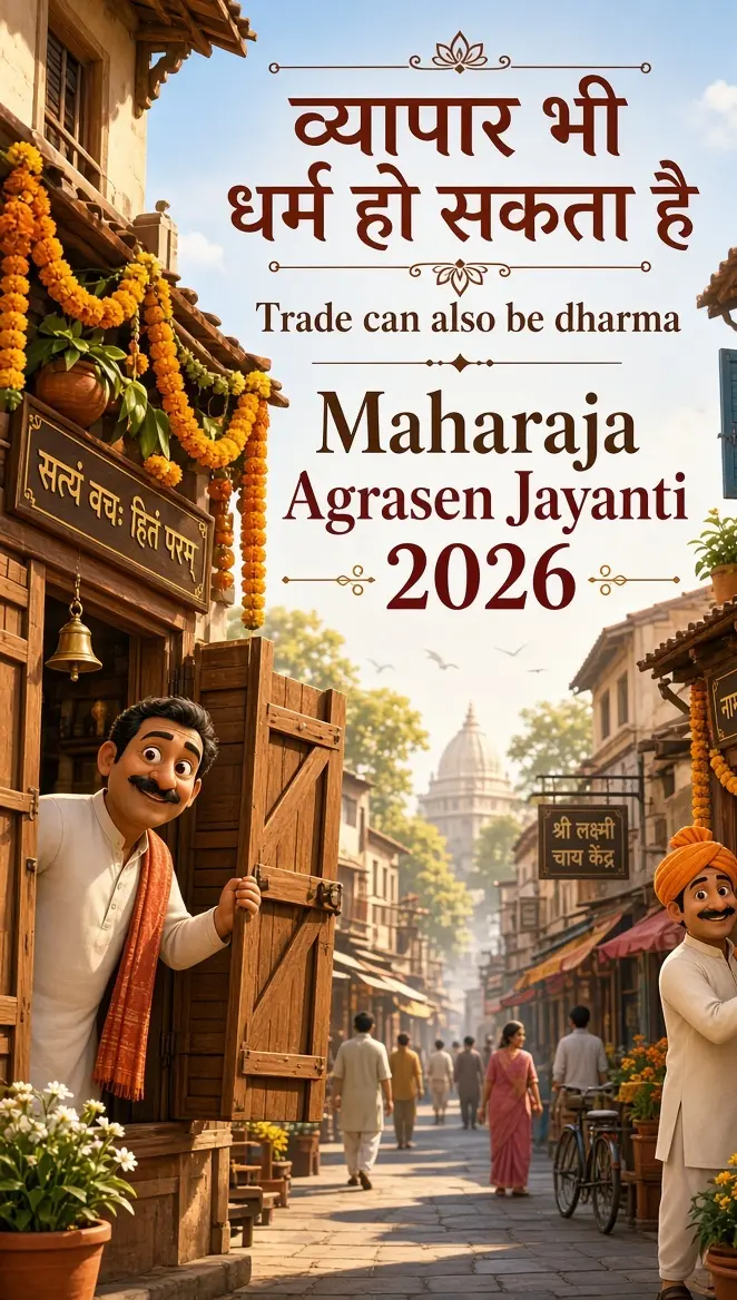व्यापार भी धर्म हो सकता है — अग्रसेन जयंती 2026