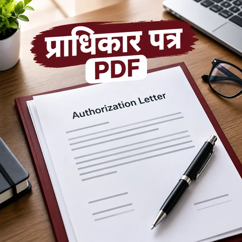 प्राधिकार पत्र PDF डाउनलोड