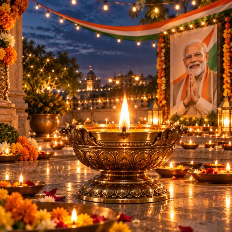 आशीर्वाद का दीया स्टेटस — शेयर पैक कवर