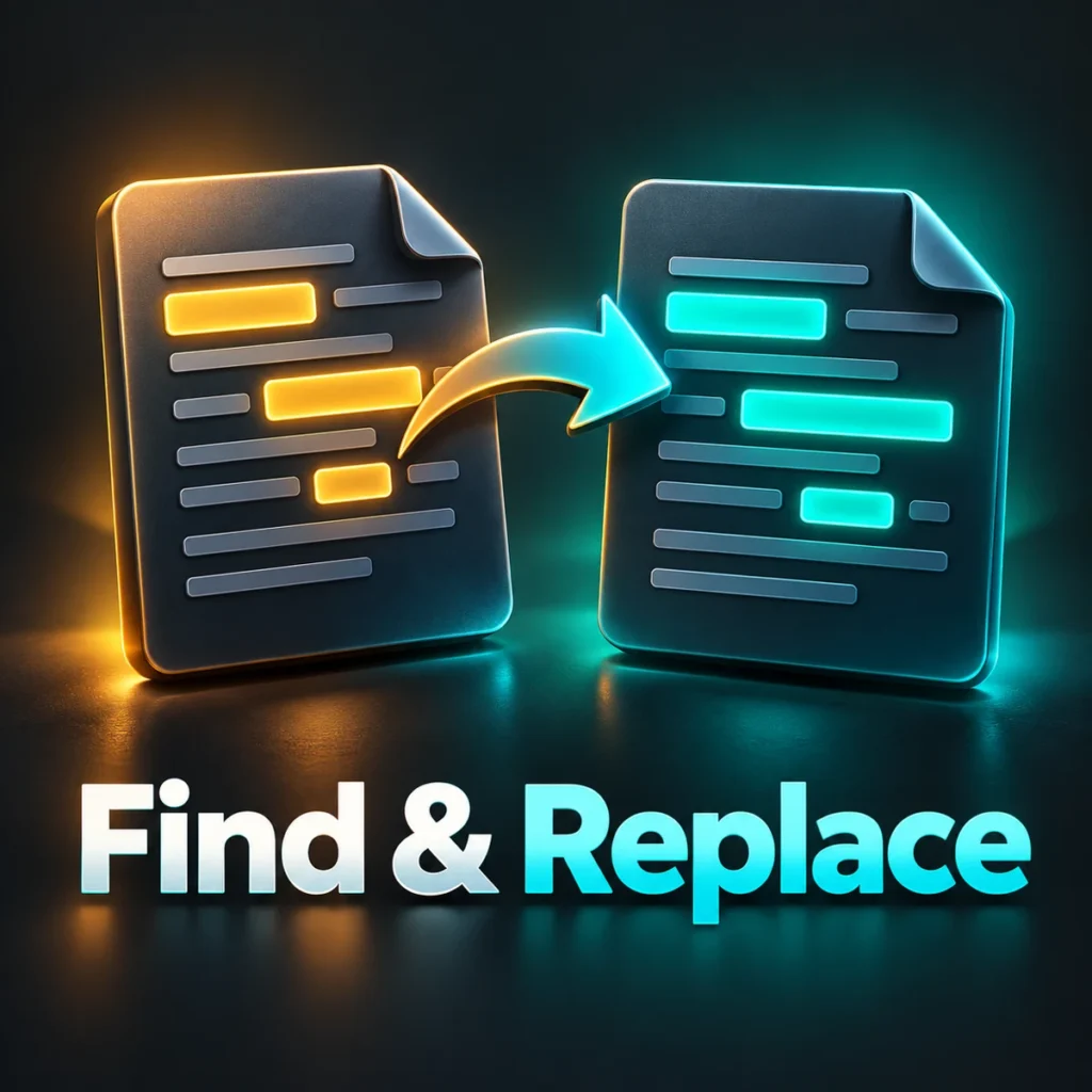 Bulk Find and Replace – कई शब्द एक साथ बदलें