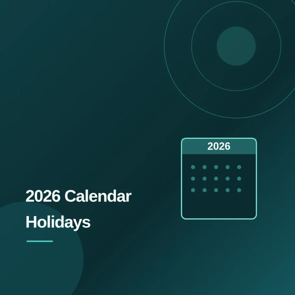 Calendar 2026 Printable with Holidays PDF Download