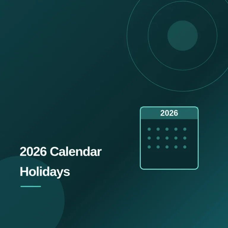 Calendar 2026 Printable with Holidays PDF Download