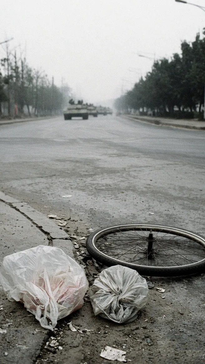 टैंक मैन 1989: चांगआन एवेन्यू, वो खड़ा फ्रेम नहीं