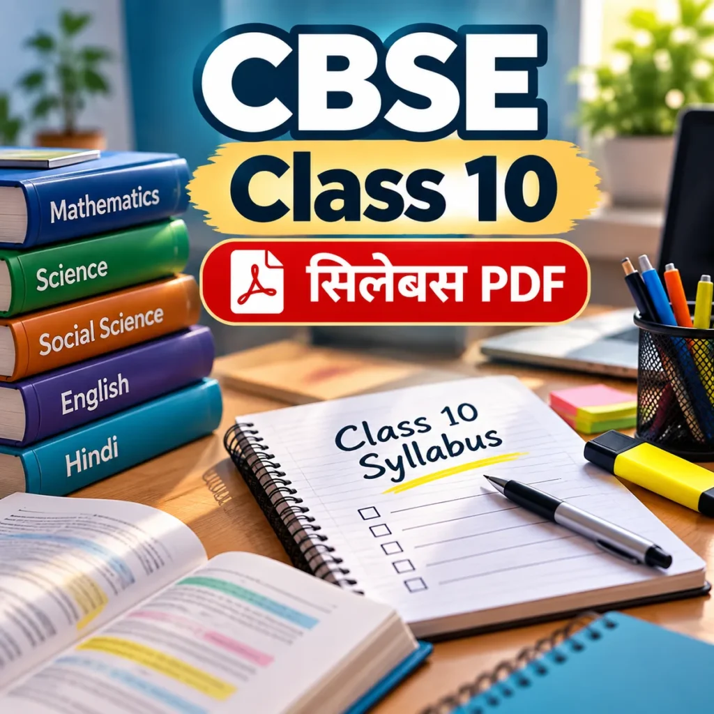सीबीएसई कक्षा 10 सिलेबस PDF डाउनलोड