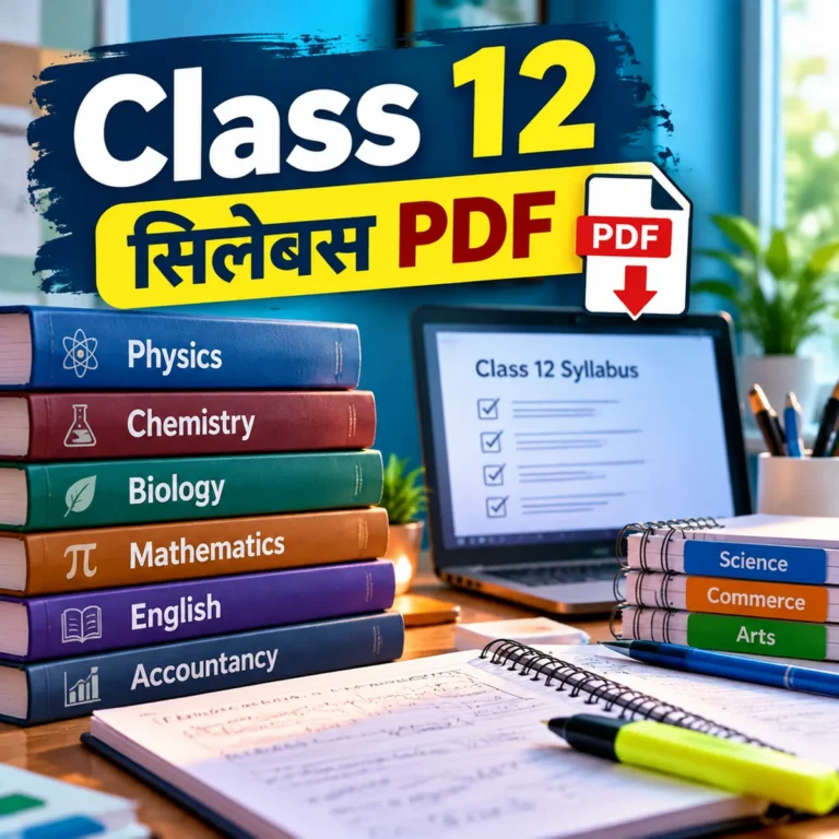 सीबीएसई कक्षा 12 सिलेबस PDF डाउनलोड