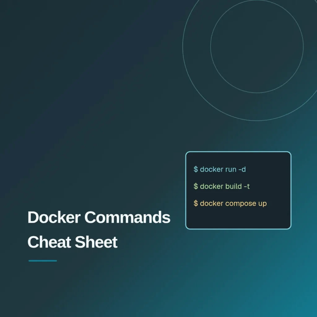 Docker Commands Cheat Sheet PDF Download