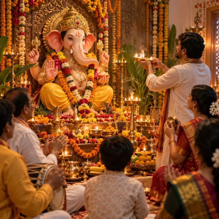 गणेश भजन और आरती — नामों की लिस्ट वाला भाव