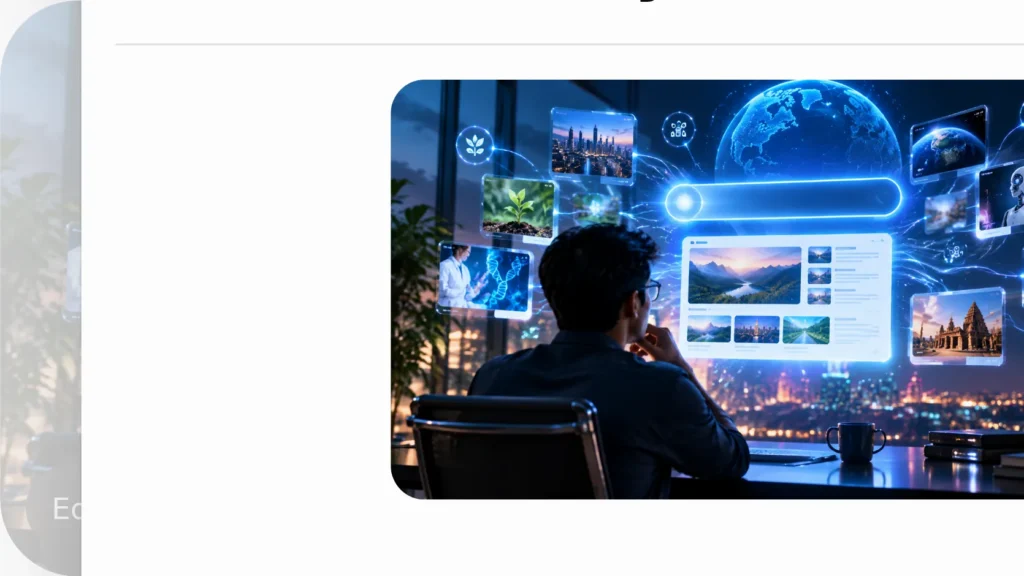 Google AI Overview — Discover 16:9 (बिना टेक्स्ट)