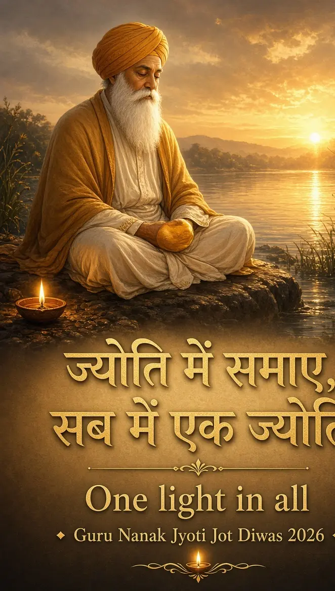 ज्योति में समाए, सब में एक ज्योति।