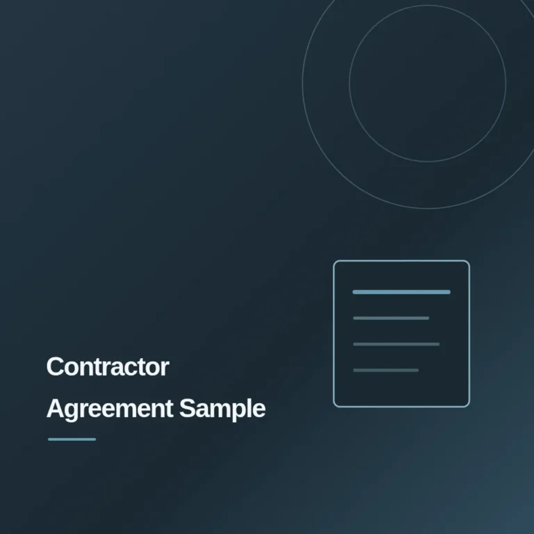 Independent Contractor Agreement PDF Download