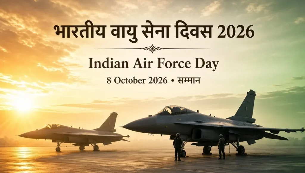 भारतीय वायु सेना दिवस 2026: सम्मान पोस्टर और हिंदी संदेश
