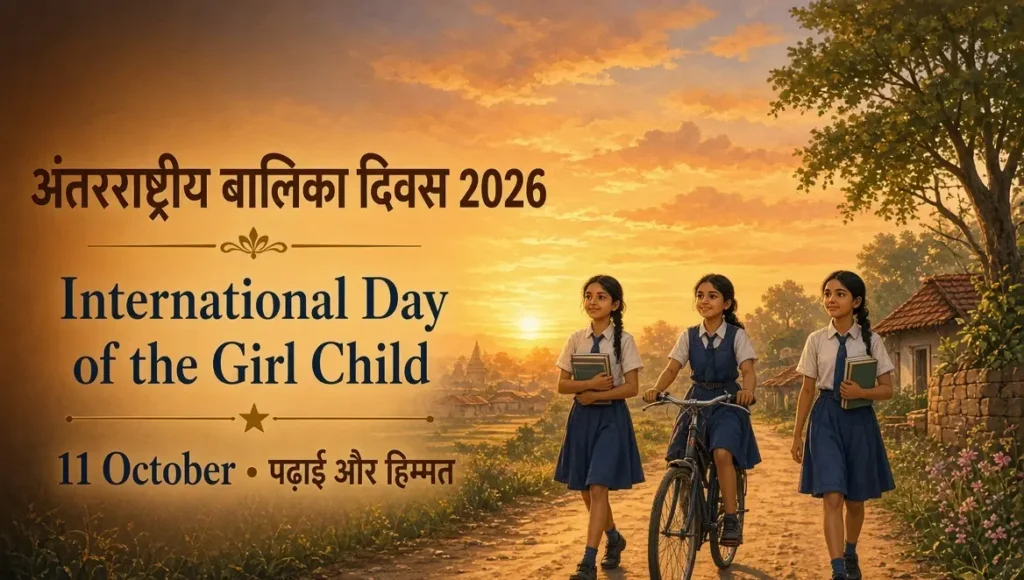 अंतरराष्ट्रीय बालिका दिवस 2026: हिंदी पोस्टर और जागरूकता संदेश