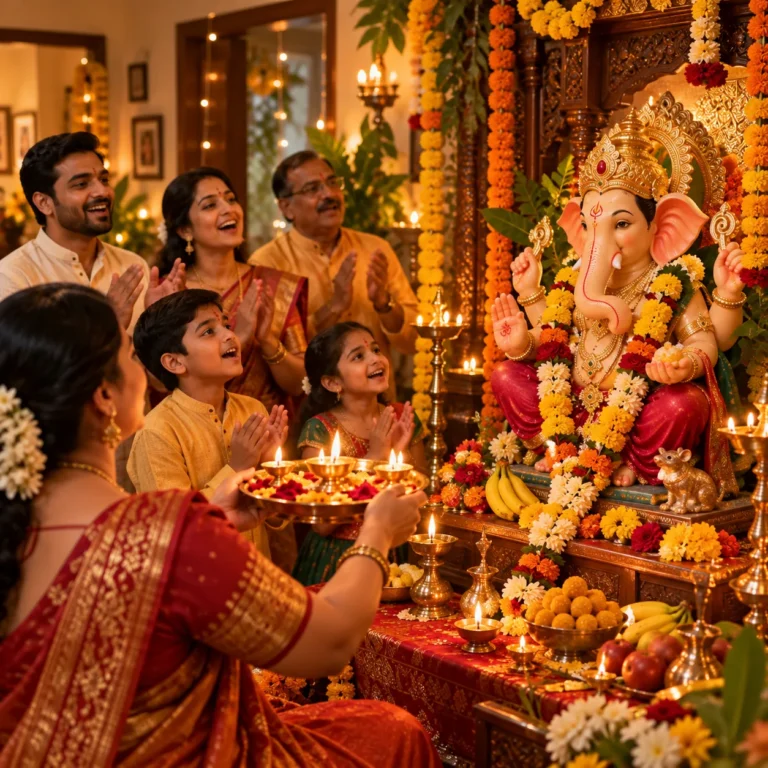 जय गणेश देवा — घर की आरती भाव