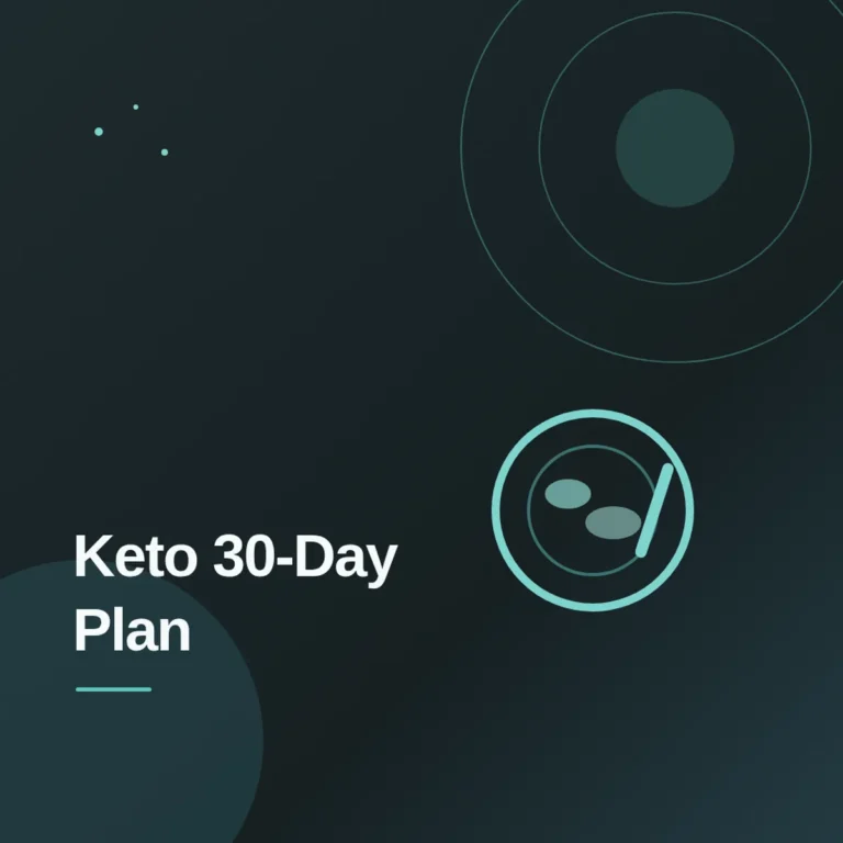 Keto 30-Day Meal Plan PDF Download