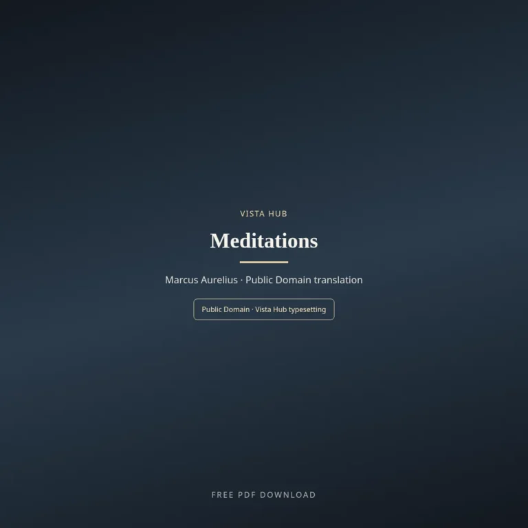 Meditations by Marcus Aurelius PDF Download