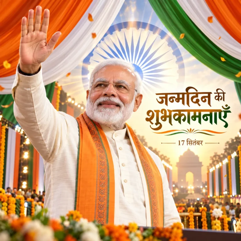 मोदी जी जन्मदिन — भव्य बधाई पोस्टर