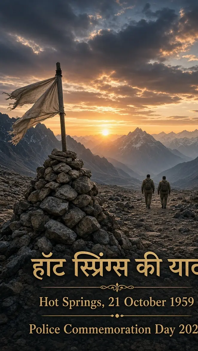 हॉट स्प्रिंग्स की याद — पुलिस स्मृति दिवस 2026
