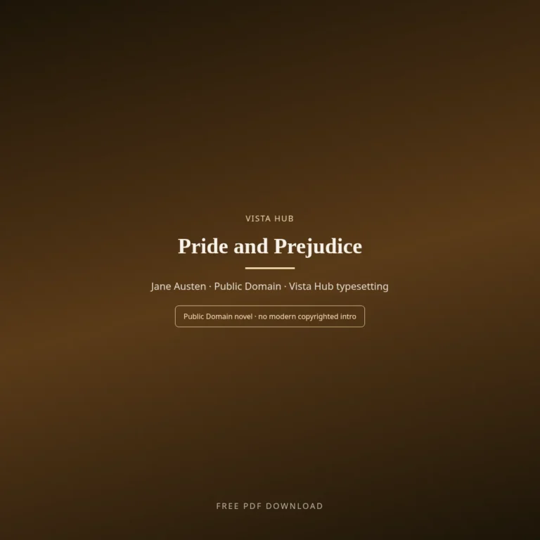 Pride and Prejudice Jane Austen PDF Free Download