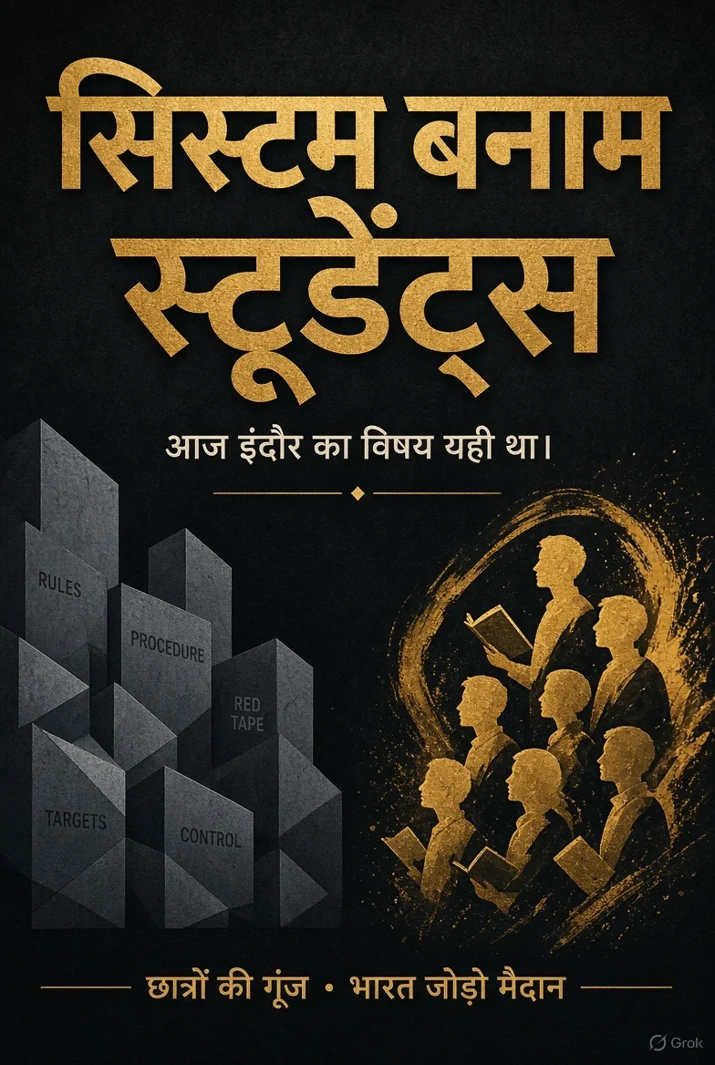 सिस्टम बनाम स्टूडेंट्स: इंदौर का मुख्य विषय
