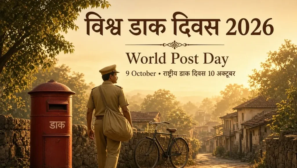 विश्व डाक दिवस 2026 और राष्ट्रीय डाक दिवस: पोस्टर और डाक सेवा की कहानी