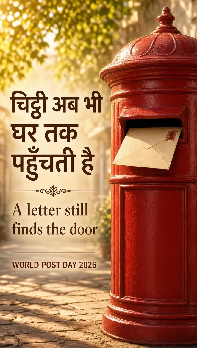 चिट्ठी अब भी घर तक पहुँचती है — विश्व डाक दिवस 2026