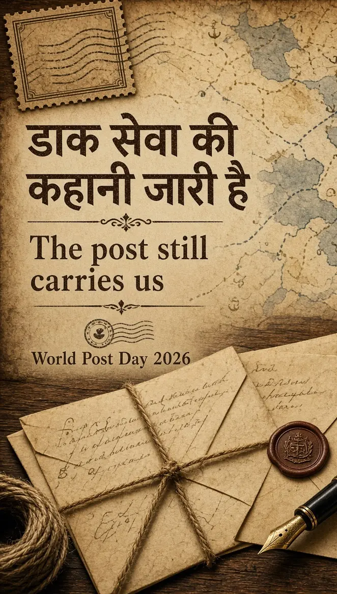 डाक सेवा की कहानी जारी है — विश्व डाक दिवस 2026