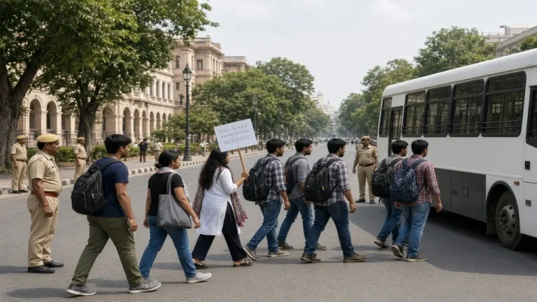 संपादकीय चित्रण। 2 अक्टूबर 2026 की असली फोटो नहीं।