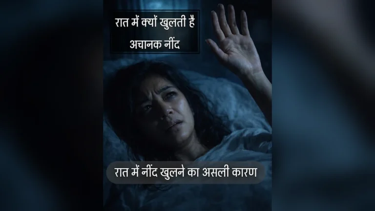 रात में नींद क्यों खुलती है, नींद बार बार क्यों खुलती है, रात को अचानक नींद खुलना, 1 से 3 बजे के बीच नींद खुलना, why do we wake up at night, night sleep disturbance reasons, sleep breaks at night causes