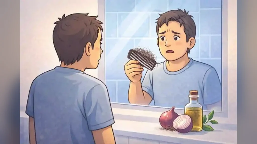 बाल झड़ना और गंजापन रोकने के 5 अचूक उपाय: 7 दिन में दिखेगा असर