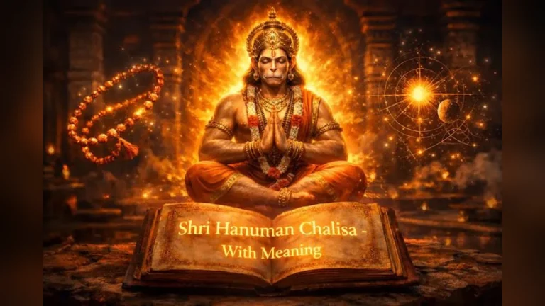 हनुमान चालीसा के संपूर्ण अर्थ, पाठ विधि और वैज्ञानिक लाभों को इस पोस्ट में जानें।