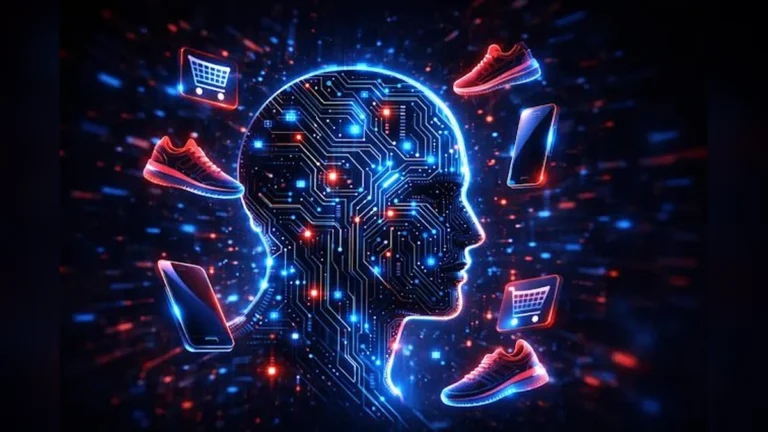 AI predicting human thoughts through data analysis.