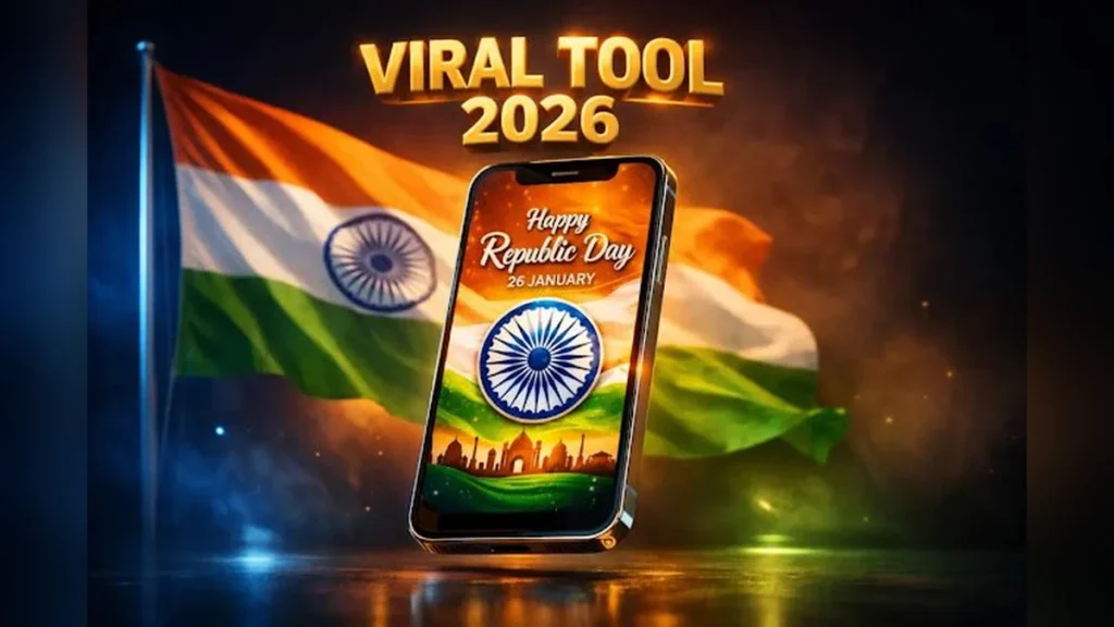 🇮🇳 26 January Viral Status Maker Tool : 1 क्लिक में बनाएं ऐसा धांसू स्टेटस | Republic Day Wishing