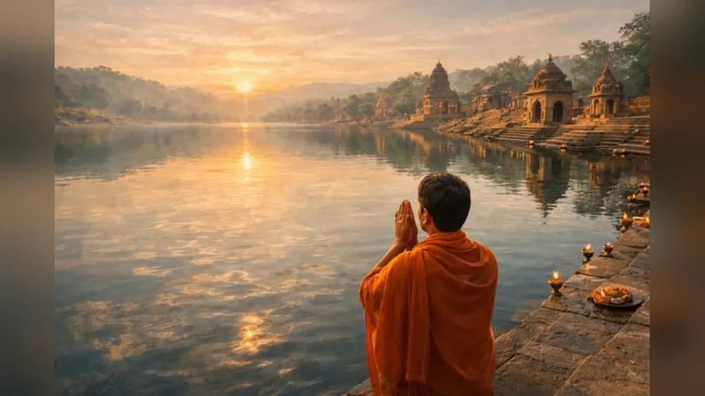 माँ नर्मदा को क्या चढ़ाना चाहिए? सच्ची श्रद्धा और पर्यावरण-हितैषी पूजा विधि का संपूर्ण मार्गदर्शक
