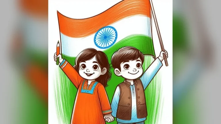 republic day drawing for kids simple and easy