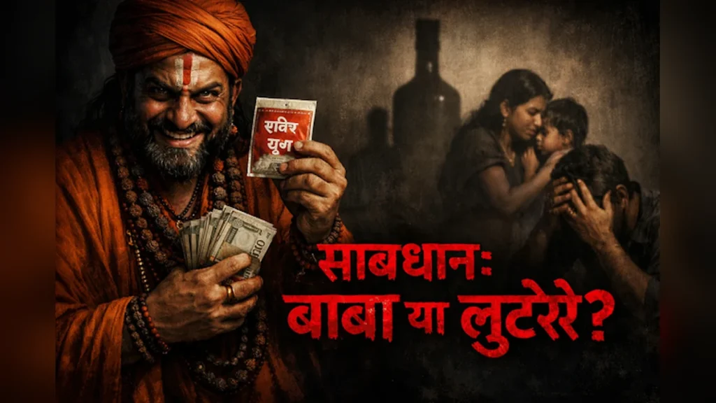 शराब छुड़ाने वाले बाबाओं का काला सच: कैसे होता है ये बड़ा स्कैम और क्या हैं असली समाधान?