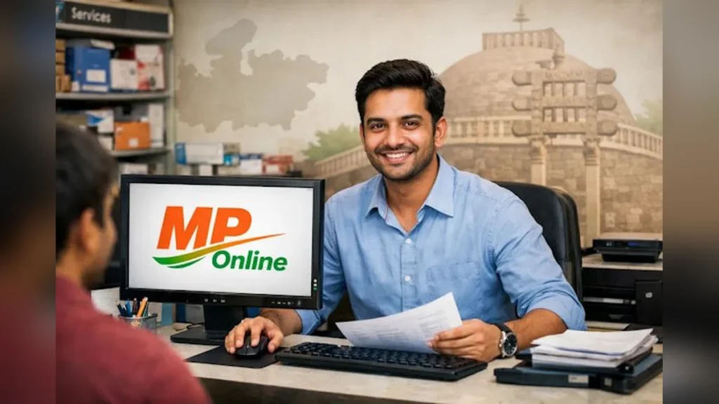 MP Online Kiosk Registration 2026: खुद एमपी ऑनलाइन रजिस्ट्रेशन कैसे करें (Step-by-Step प्रोसेस और कमाई)