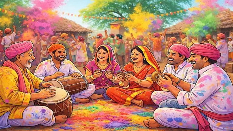 होली फाग गीत लिरिक्स: टॉप 3 मशहूर बुंदेली और अवधी फगुआ (Holi Phagua)