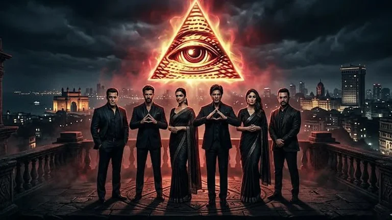 Bollywood Illuminati exposed symbols claims celebrities India
