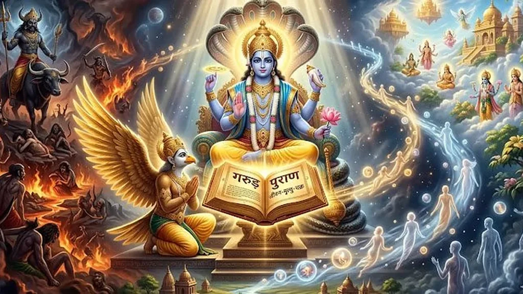 गरुड़ पुराण क्या है? मृत्यु, आत्मा की यात्रा, सजा, मंत्र, PDF और जीवन का गूढ़ रहस्य