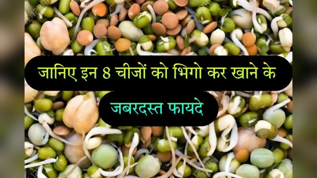 बादाम, किशमिश, चना, मूंग, मुनक्का, अलसी, खसखस, मेथीदाना 8 चीजों को भिगोकर खाने के फायदे | Bhiga ke khane ke fayade