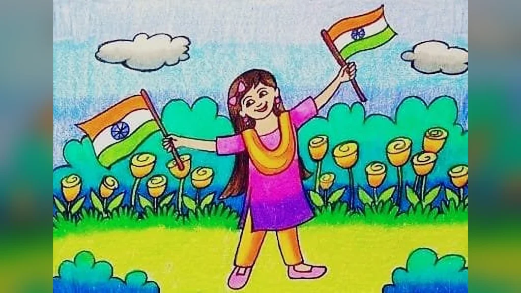 गणतंत्र दिवस ड्रॉइंग: 26 जनवरी के लिए आसान और प्रेरणादायक चित्र (स्कूल व बच्चों के लिए)