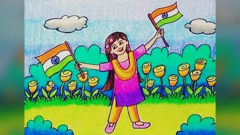 गणतंत्र दिवस ड्रॉइंग: 26 जनवरी के लिए आसान और प्रेरणादायक चित्र (स्कूल व बच्चों के लिए)