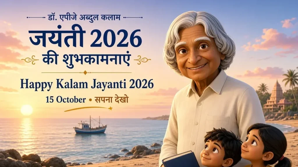 डॉ. एपीजे अब्दुल कलाम जयंती 2026: प्रेरक इमेज, पोस्टर और स्टेटस