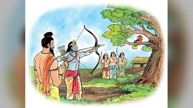 प्रेरक प्रसंग: ‘अर्जुन और तोते की आंख’ | Arjun aur tote ki ankh